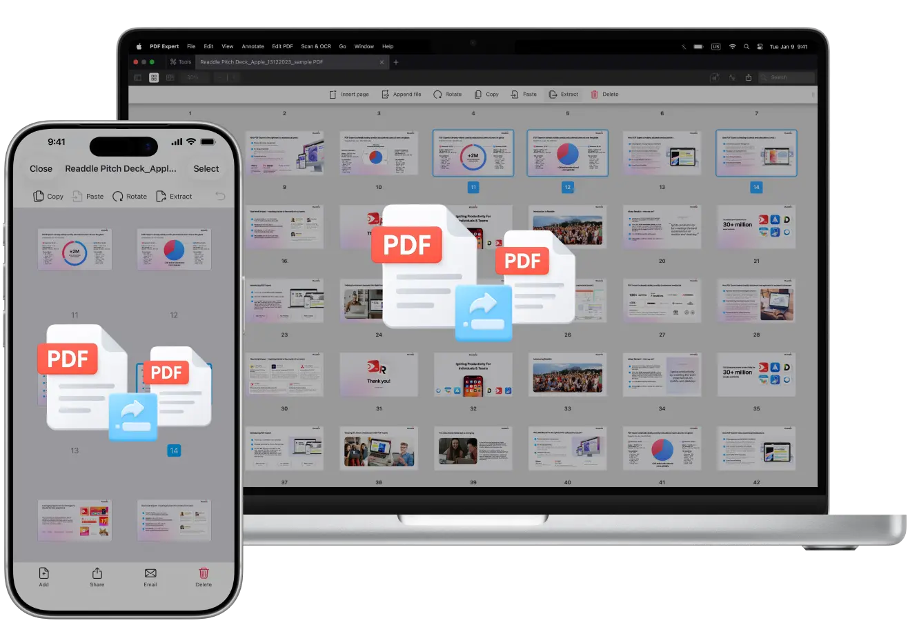 How to split PDF pages